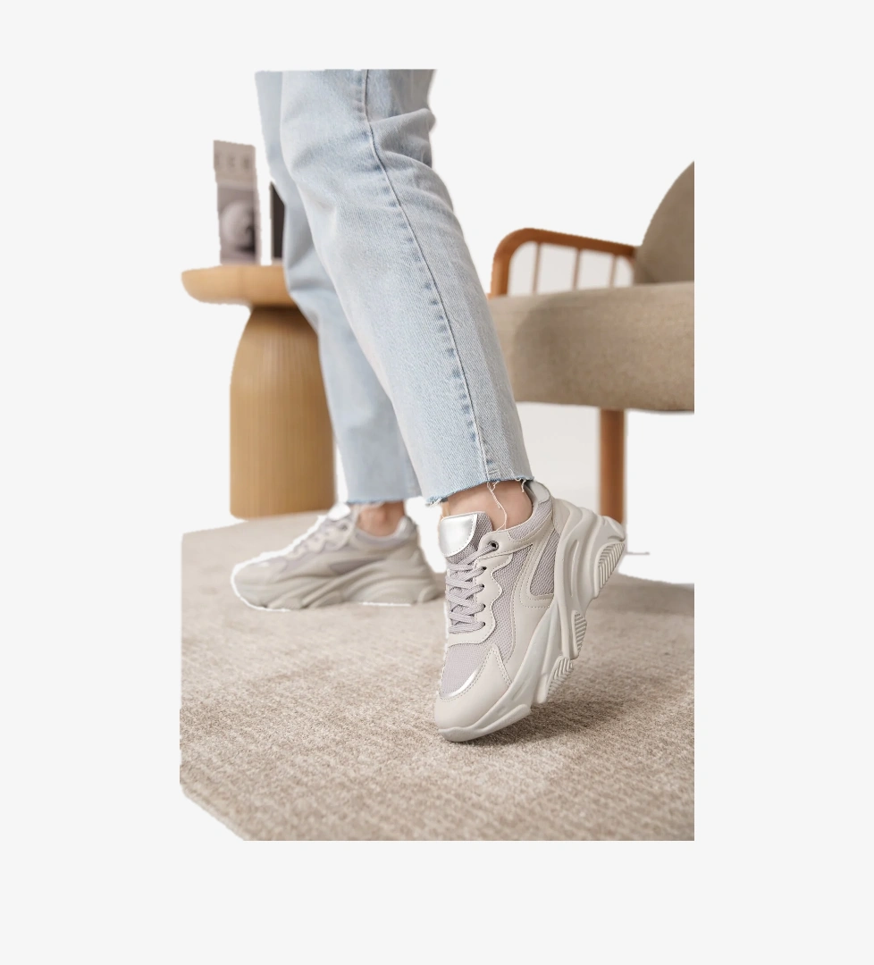 D383 Günlük Ortopedik Kadın Sneaker Spor Ayakkabı