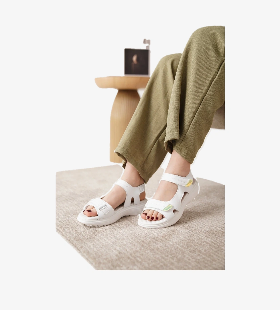 D0670 Günlük Full Ortopedik Arkadan Lastikli Konforlu Sandalet