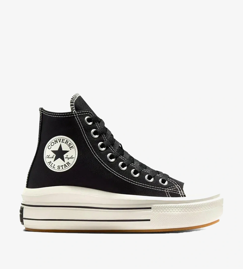 Converse Chuck Taylor All Star Mov Siyah Kadın Sneaker