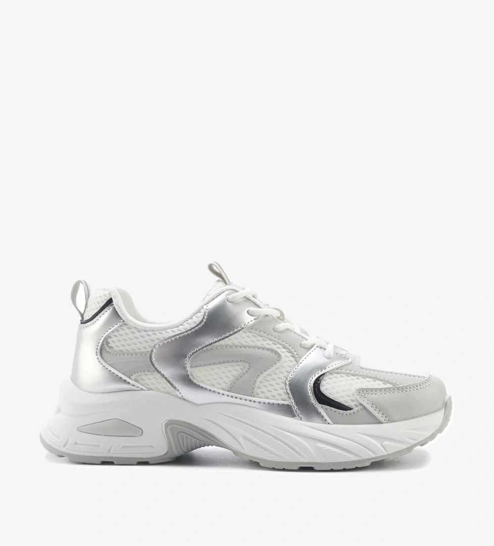 25S-003 5FX Beyaz Kadın Sneaker - Görsel 1