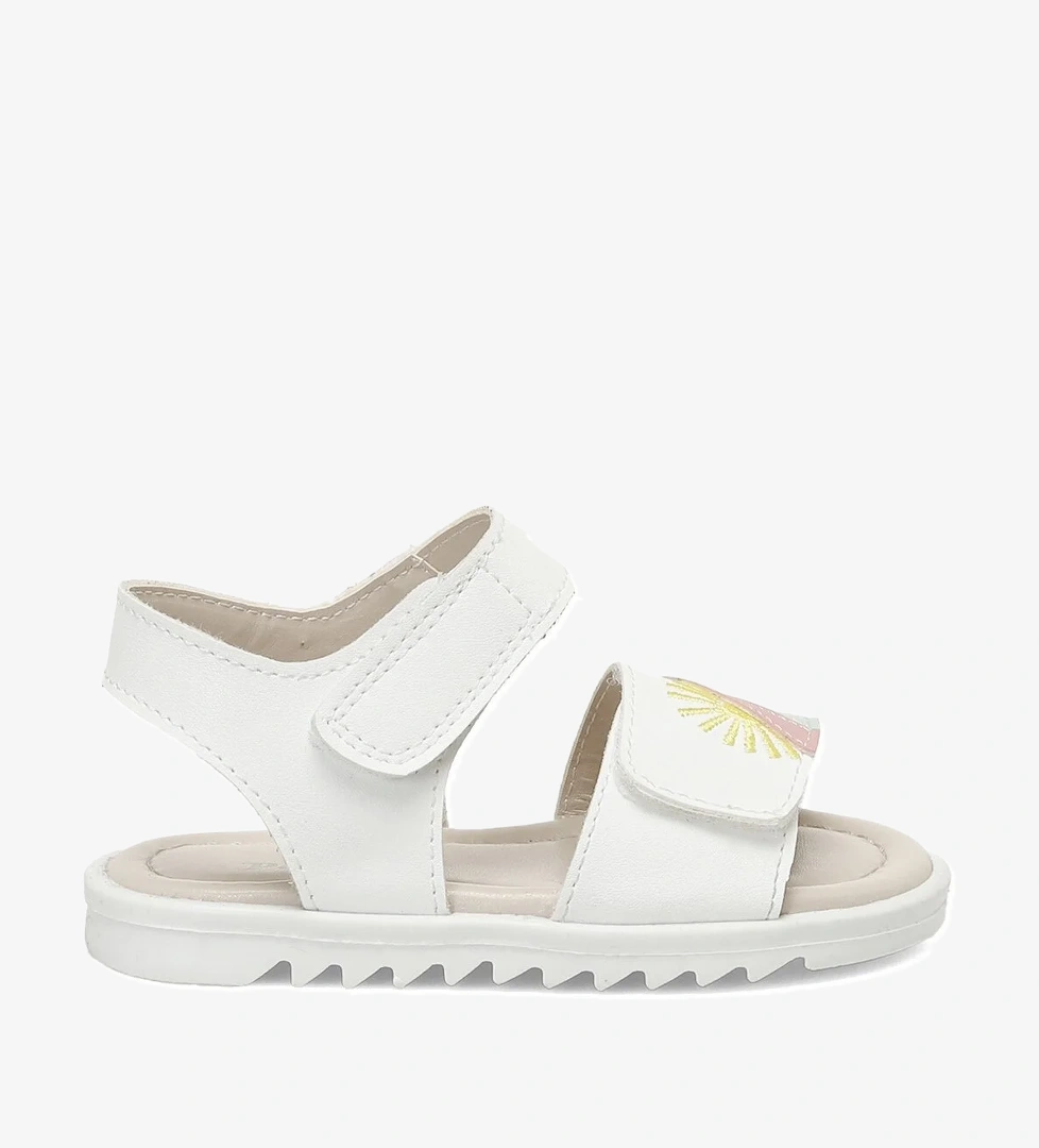 SUUP.B5FX Beyaz Kız Çocuk Sandalet - Görsel 1