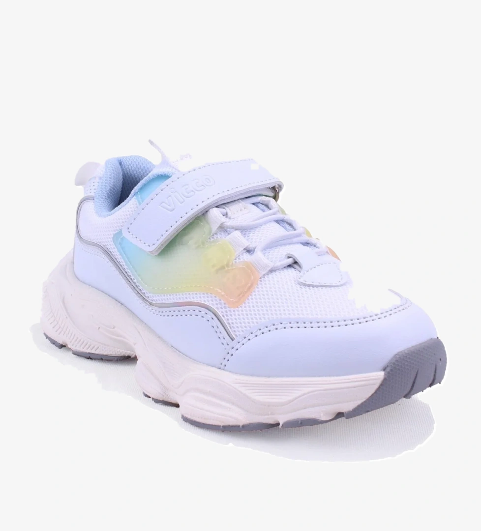 Teide 346F25Y172 Beyaz Ortopedik Günlük Kız Çocuk Spor Ayakkabı - Görsel 1