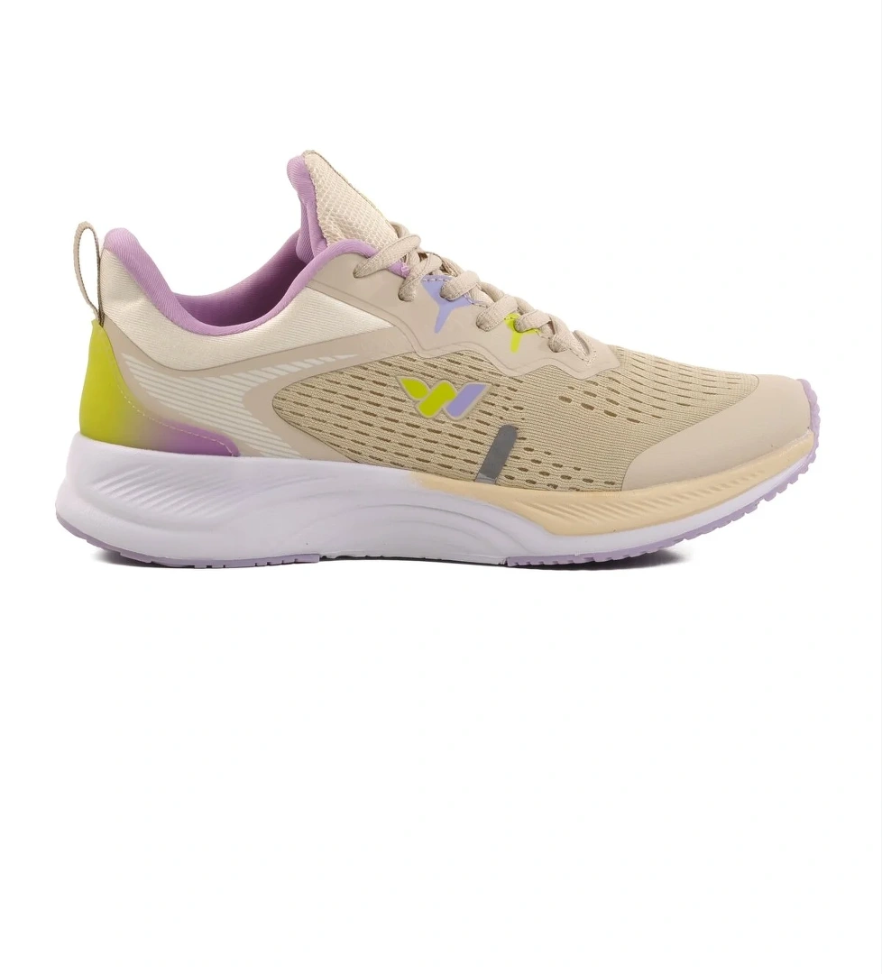 Bej Memory Foam Hafif Hava Alabilen Unisex Spor Ayakkabı Mada G