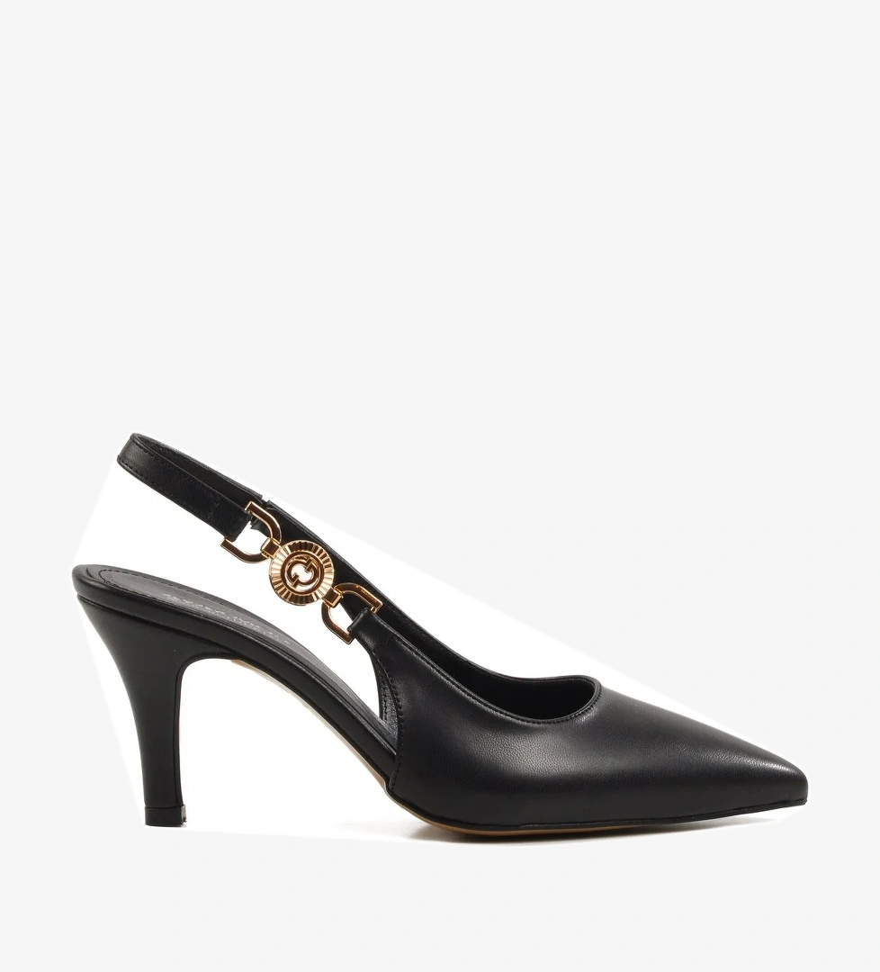 Siyah Kadın İnce Topuklu Ayakkabı 312390 Z