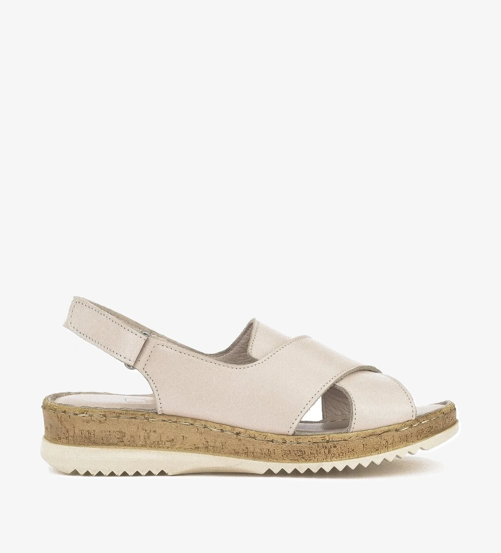 Kadın Hakiki Deri Sandalet 1511051Z036 Gri