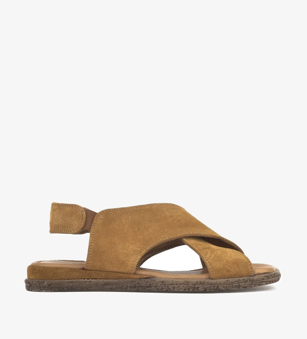 Kadın Hakiki Deri Sandalet 1511047Z706 Taba