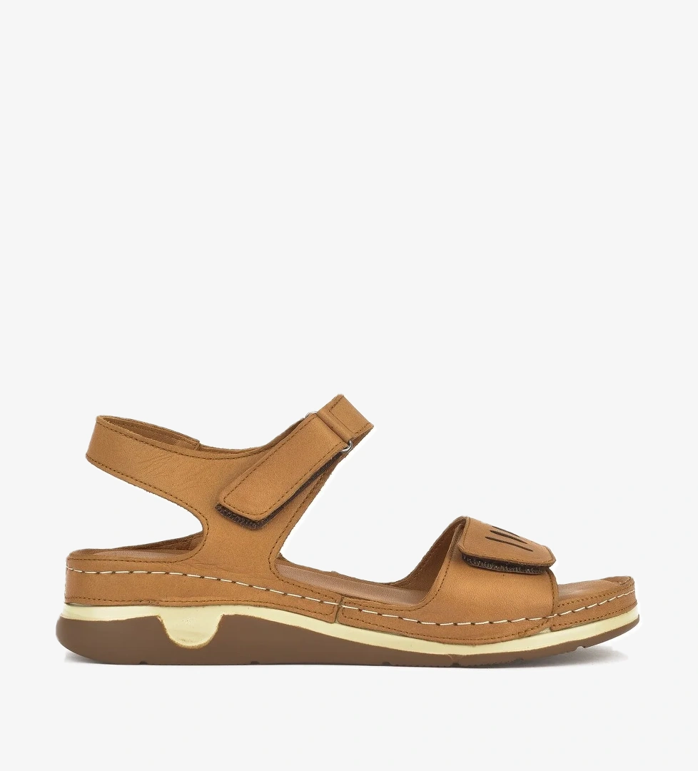 Kadın Hakiki Deri Sandalet 1511008Z22 Taba