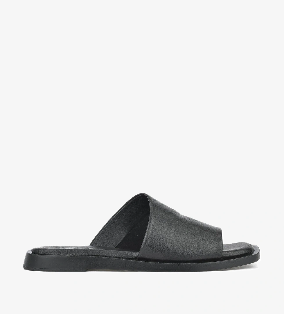 Hakiki Deri Kadın Terlik 1511033ZFATOU Siyah