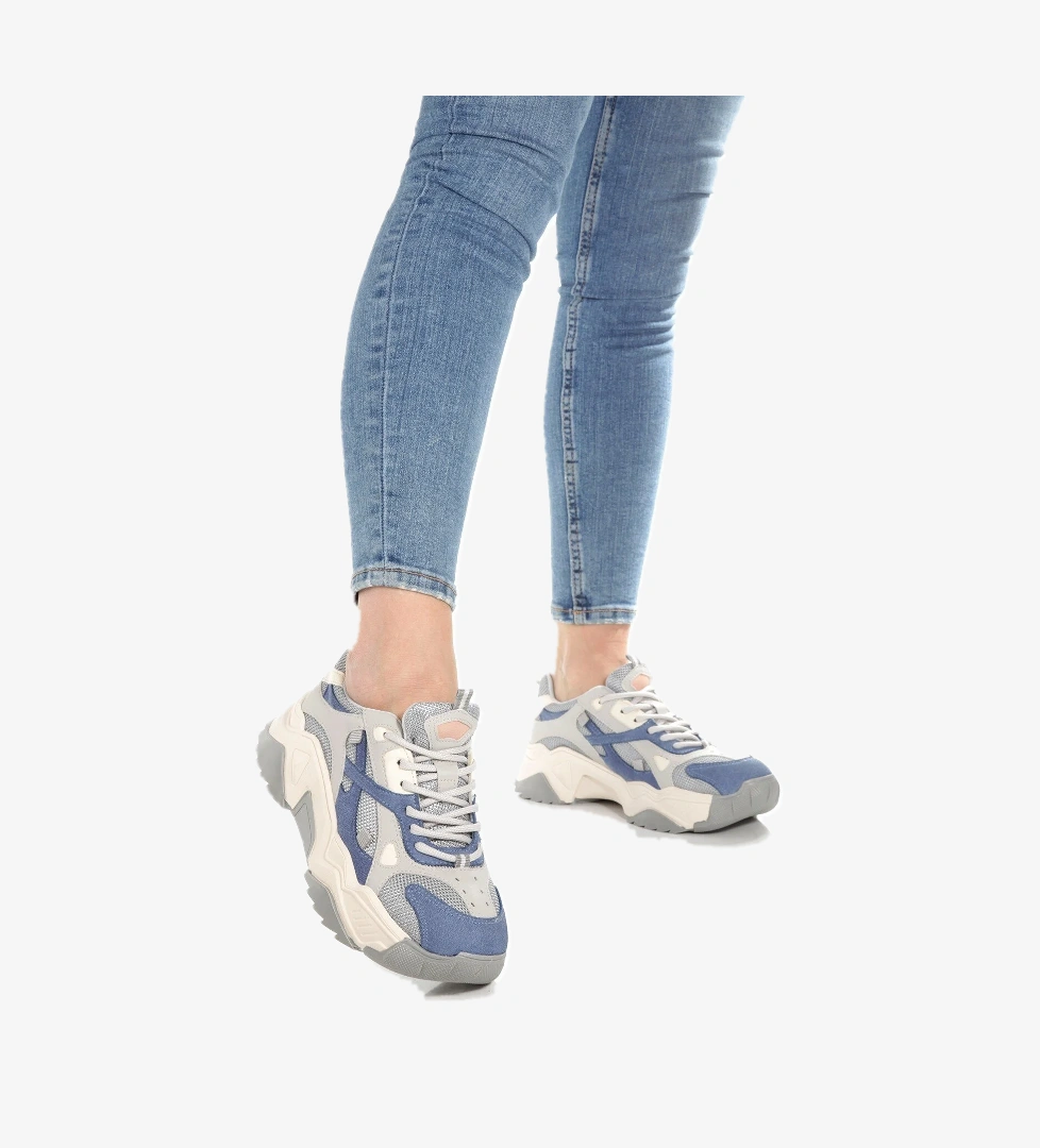 Muca Bebe Mavi Gri Sneaker Günlük Spor Ayakkabı