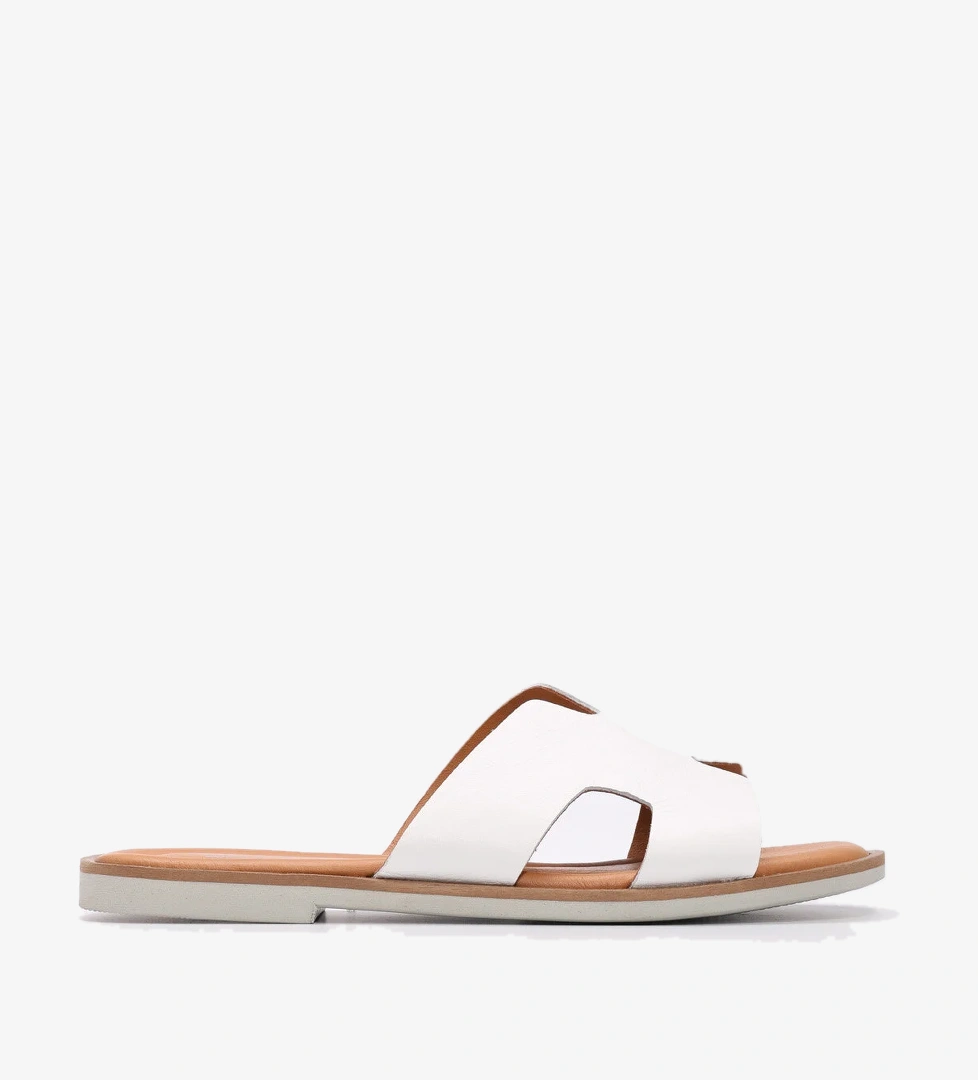 Hakiki Deri Kadın Düz Terlik 227ZA16408 - Görsel 1