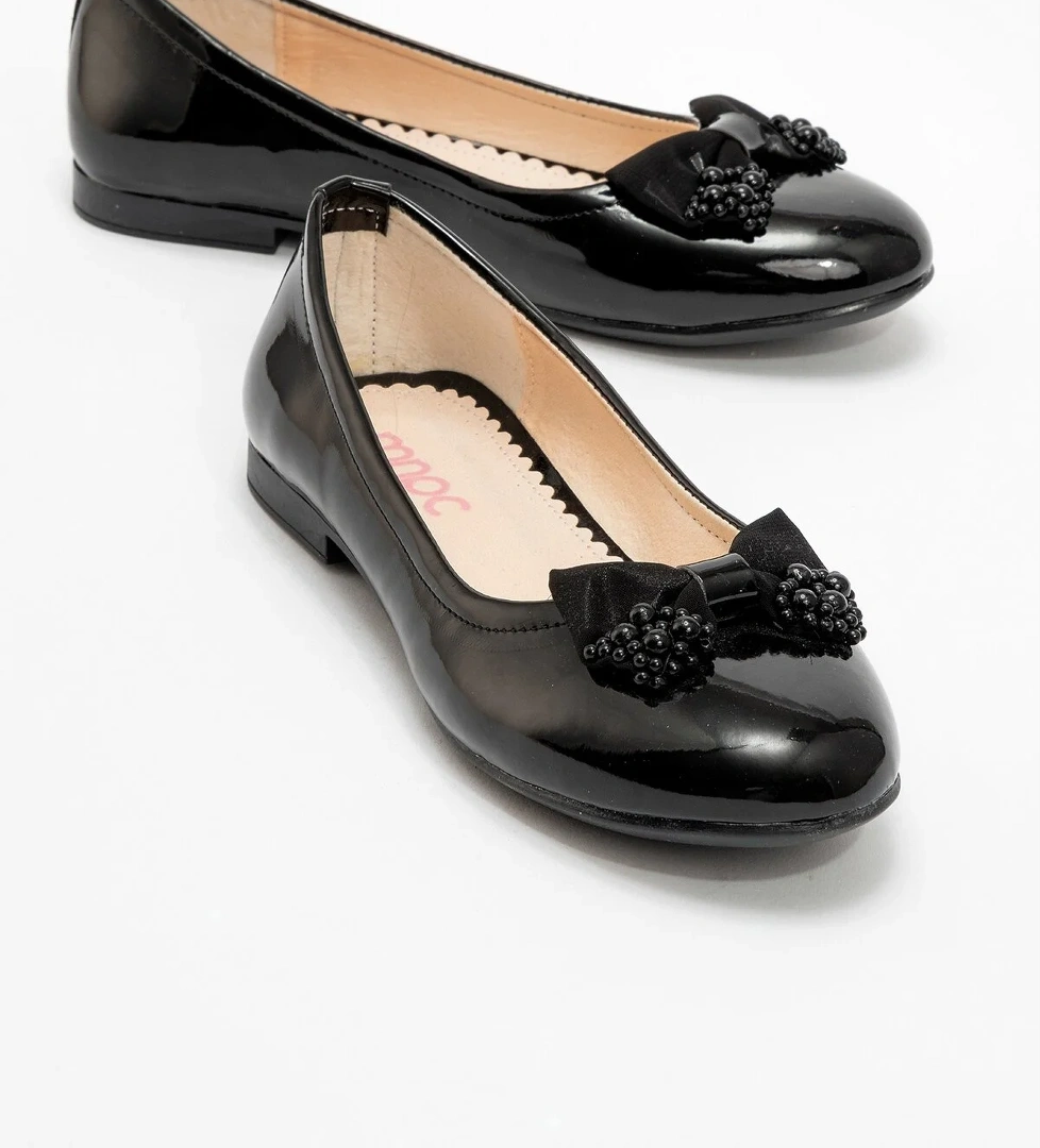 Kız Çocuk Siyah Fashion Babet - Görsel 1