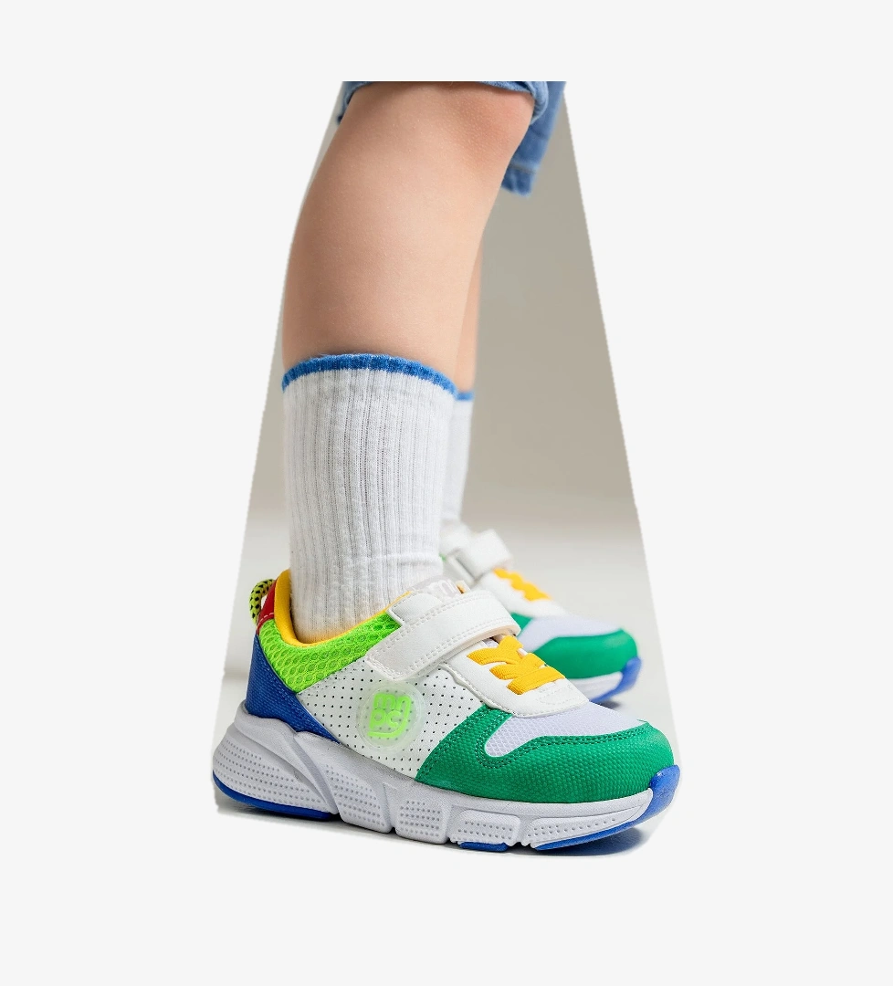 Erkek Çocuk Yeşil Günlük Spor Ayakkabı