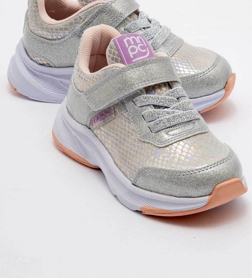Kız Çocuk Gümüş Spor Ayakkabı