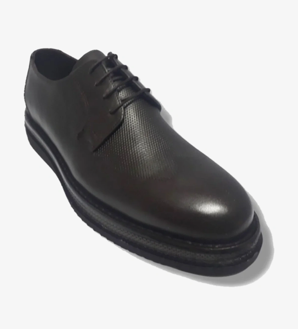 1857-25 Hakiki Deri Nokta Baskı Eva Casual Erkek Ayakkabı