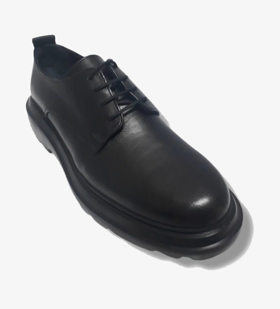 1855-25 Hakiki Deri Eva Casual Erkek Ayakkabı - Görsel 1