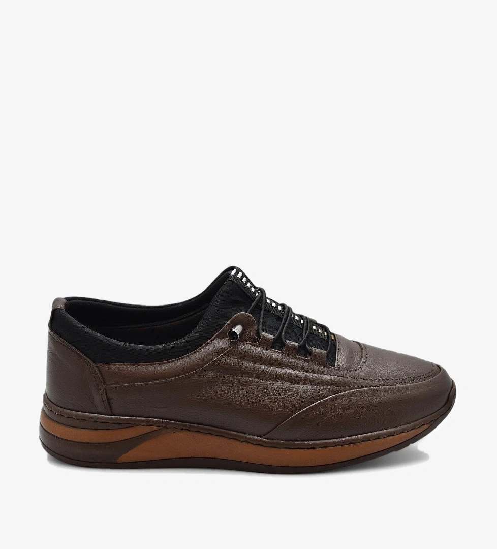 113 Tam Ortopedik Taban Hakiki Deri Erkek Casual Ayakkabı Özel Küçük Numara Erkek Ayakkabı - Görsel 1