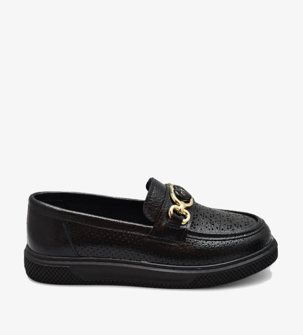 398 Rahat Taban Günlük Kadın Ayakkabı Tokalı Kadın Ayakkabı Laofer Oxfort Kadın Casual Ayakkabı