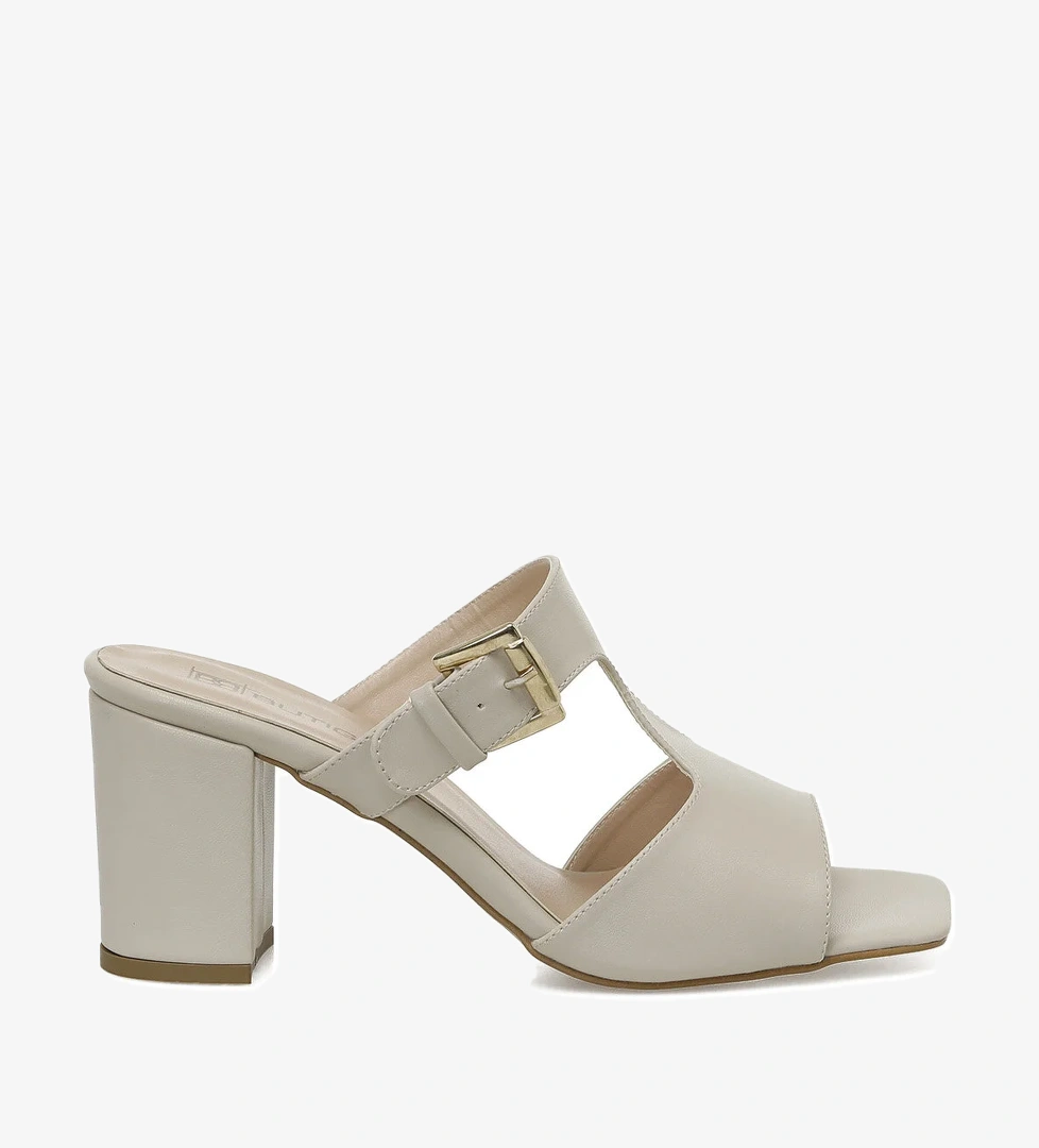 25S-279 5FX Bej Kadın Terlik - Görsel 1