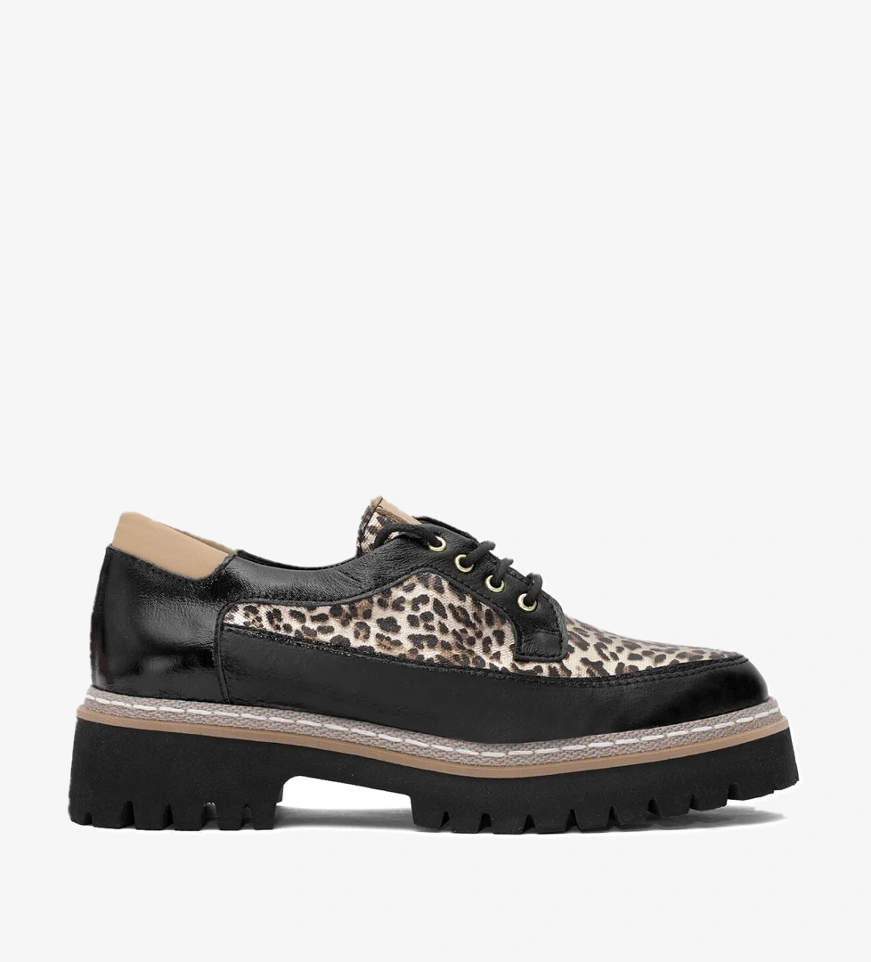 Mammamia D25YA-3795 Kadın Hakiki Deri Casual Ayakkabı Altın model görseli