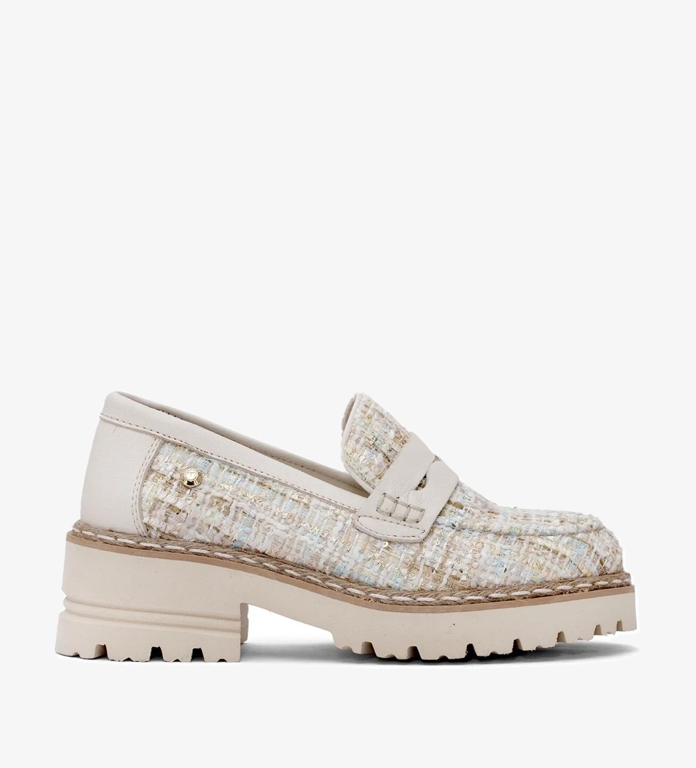 D25YA-3655 Kadın Hakiki Deri Casual Ayakkabı Krem