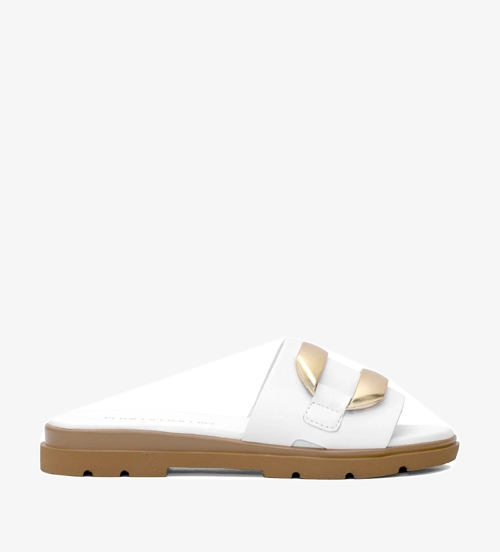 Mammamia D25yt-1375 Kadın Hakiki Deri Düz Terlik model görseli