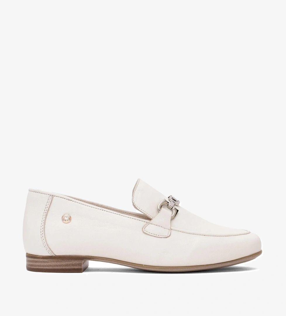 Mammamia D25ya-3090 Kadın Hakiki Deri Casual Ayakkabı Siyah Kemik model görseli