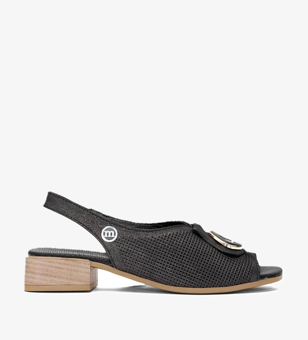 D25YS-2720 Kadın Hakiki Deri Topuklu Sandalet Platin