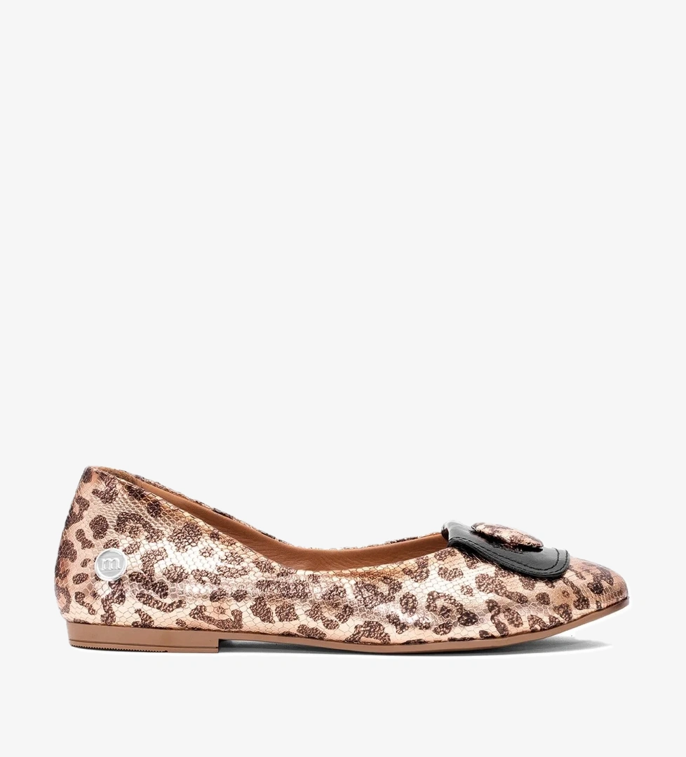 D25YA-7225 Kadın Hakiki Deri Babet Rose