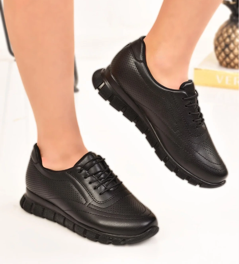 Kadın Günlük Rahat Comfort Taban Spor Sneaker Ayakkabı - Görsel 1