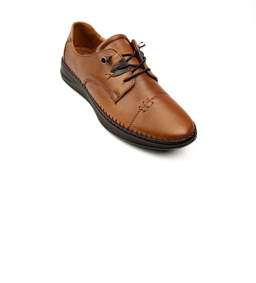 Voyager 9523-1 Taba Deri Kadın Günlük Ayakkabı model görseli