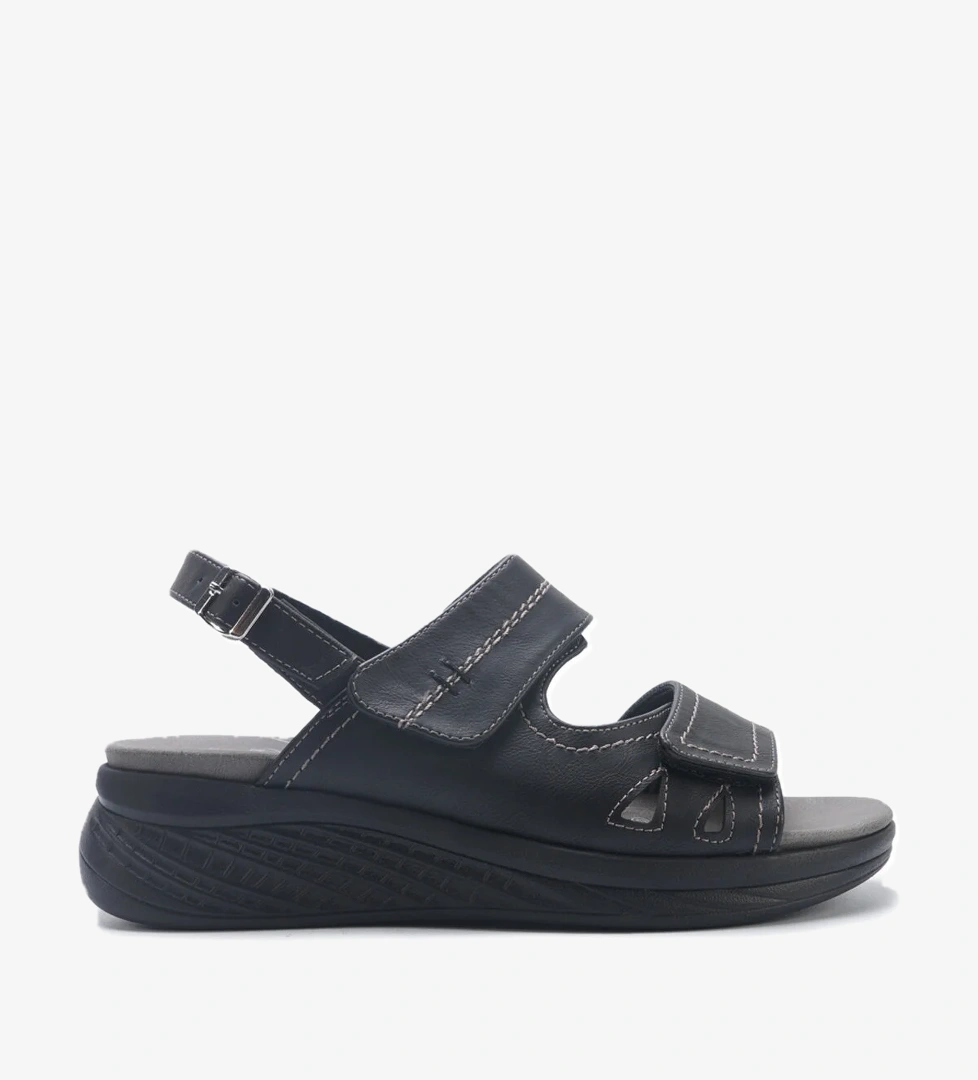 Polaris 5 Nokta 105486.Z5FX Siyah Kadın Comfort Sandalet - Görsel 1