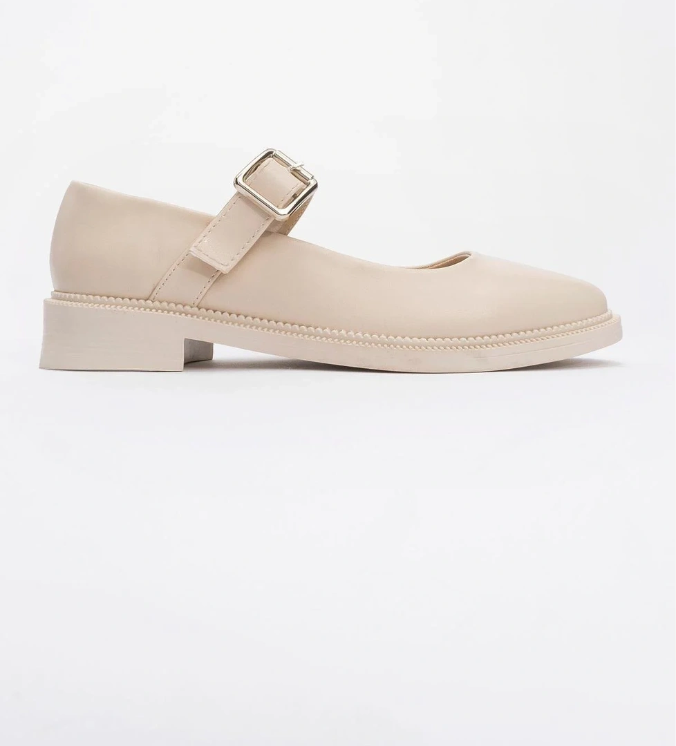 Kadın Günlük Ayakkabı BEJ CİLT