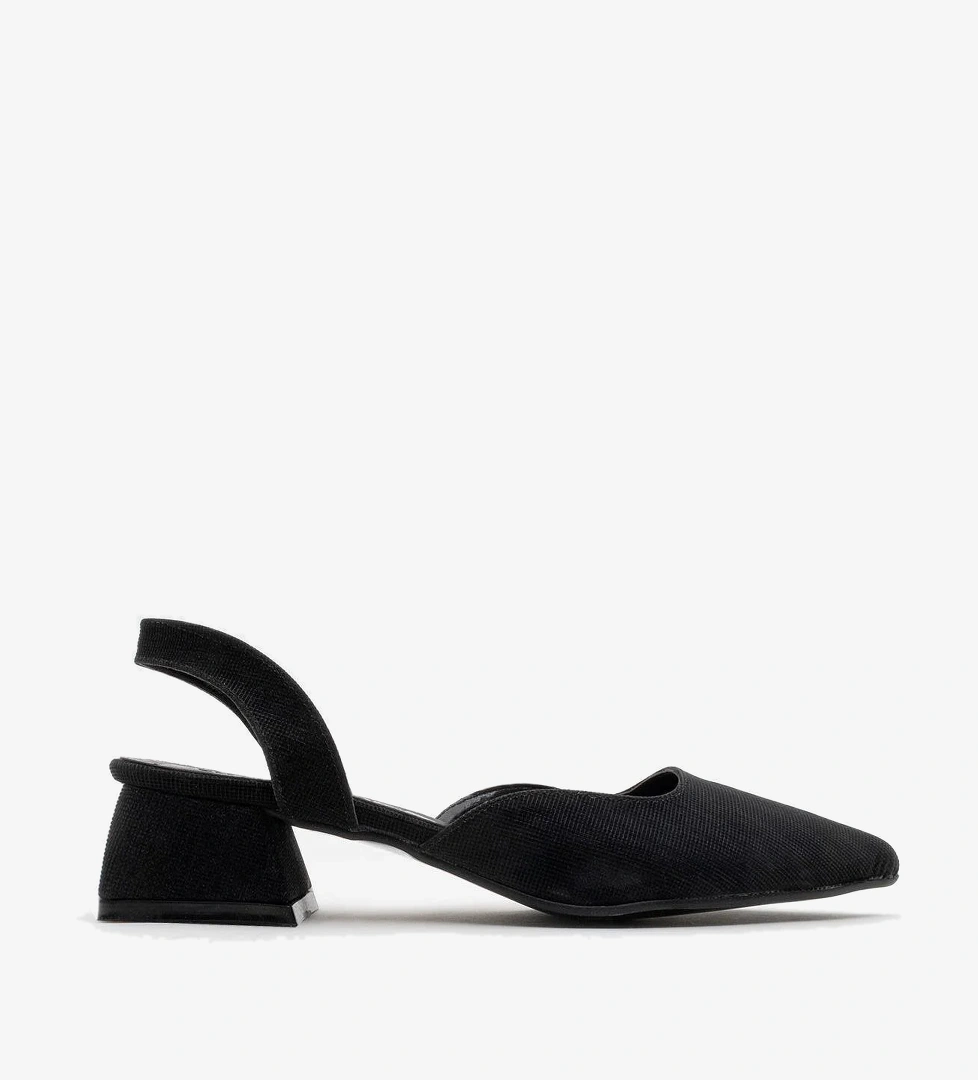 Kadın Topuklu Sandalet SİYAH SİM