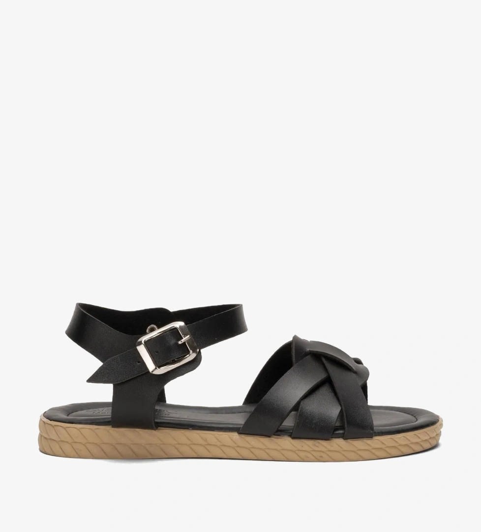 Günlük Şık Rahat Kadın Sandalet SİYAH