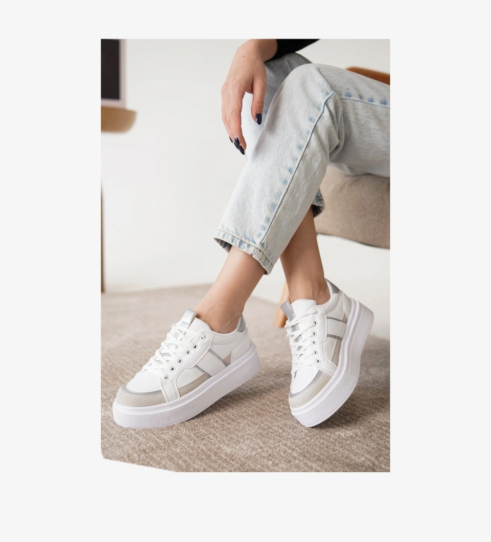 Daxtors Garantili D2501 Günlük Ortopedik Kadın Sneaker Spor Ayakkabı