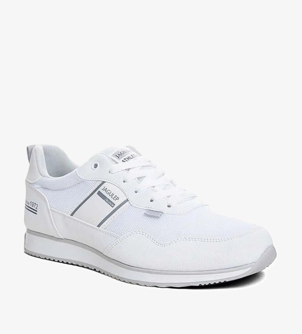 Jagulep Bugatti Deri Anorak Anatomik Erkek Sneaker Beyaz Buz model görseli