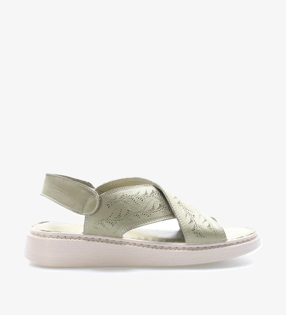 Hakiki Deri Kadın Klasik Sandalet 972ZA455