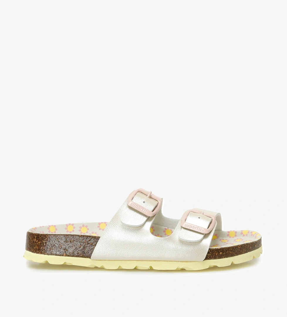 800111-6020-2 Sarı Kız Çocuk Terlik - Görsel 1