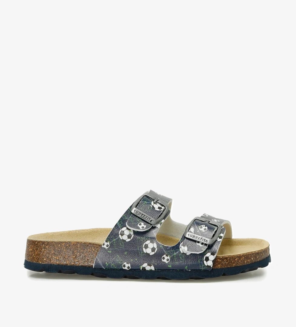 800111-8110-2 Mavi Erkek Çocuk Terlik