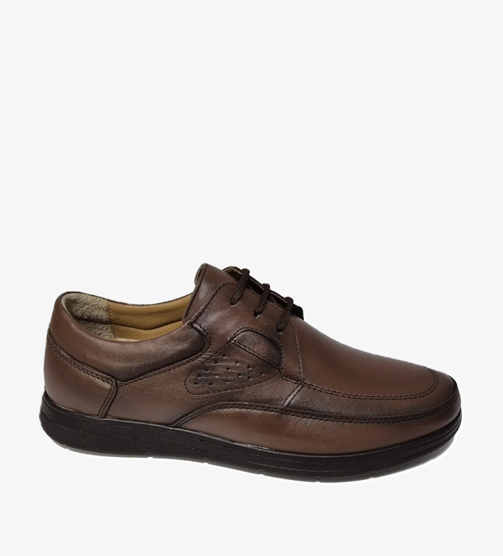 Bağlı Kat Deri Dikişli Model Günlük Konfor Ayakkabı AY-971-Y