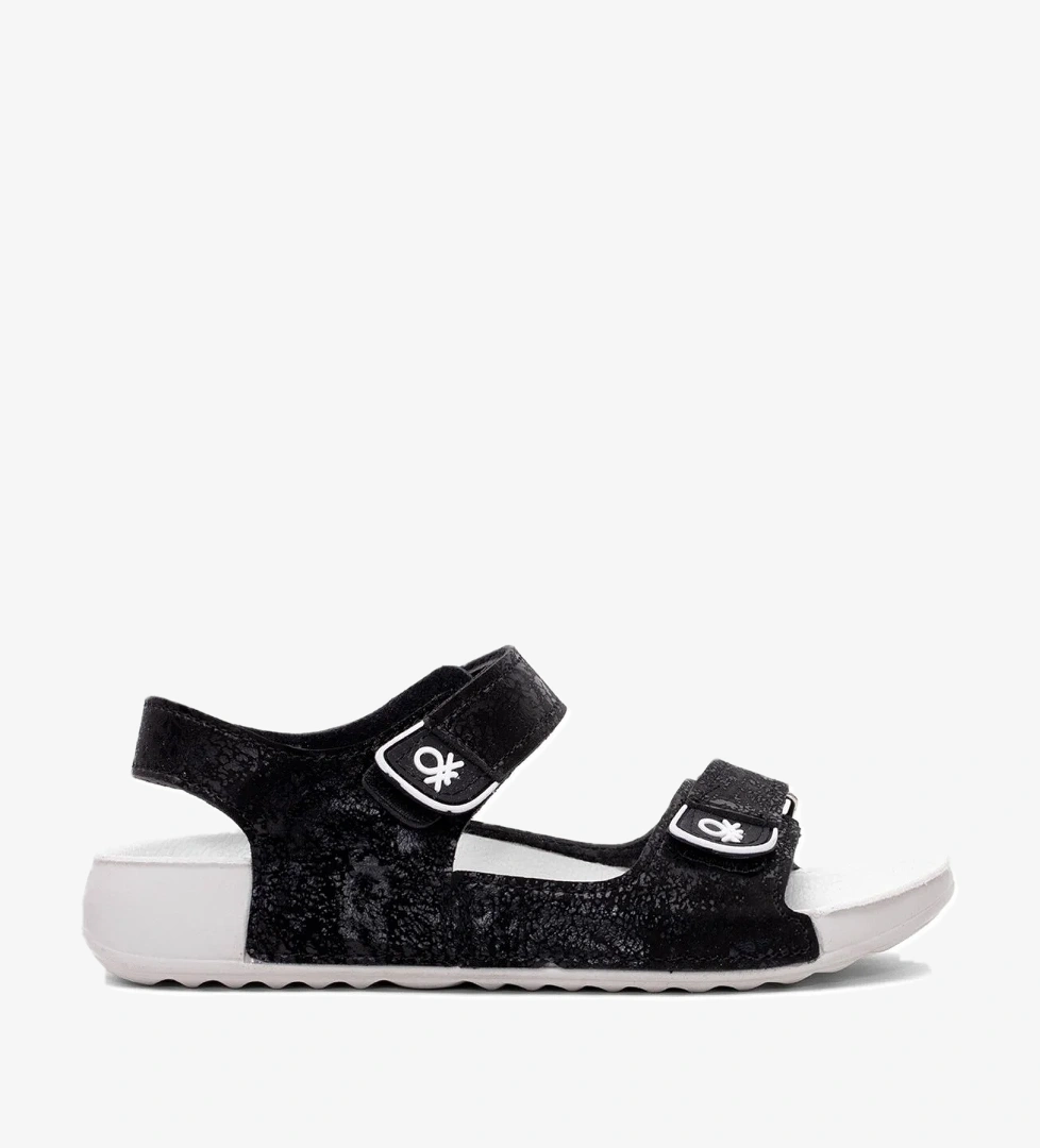 Benetton BN-1421 Patik Erkek Çocuk Düz Sandalet Siyah model görseli