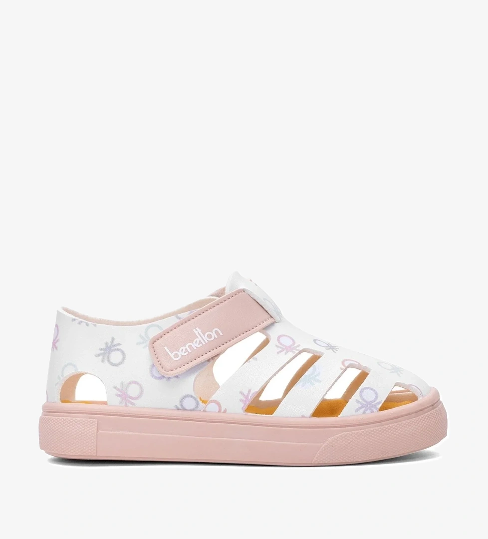 Benetton BN-1411 Patik Kız Çocuk Düz Sandalet Pudra model görseli