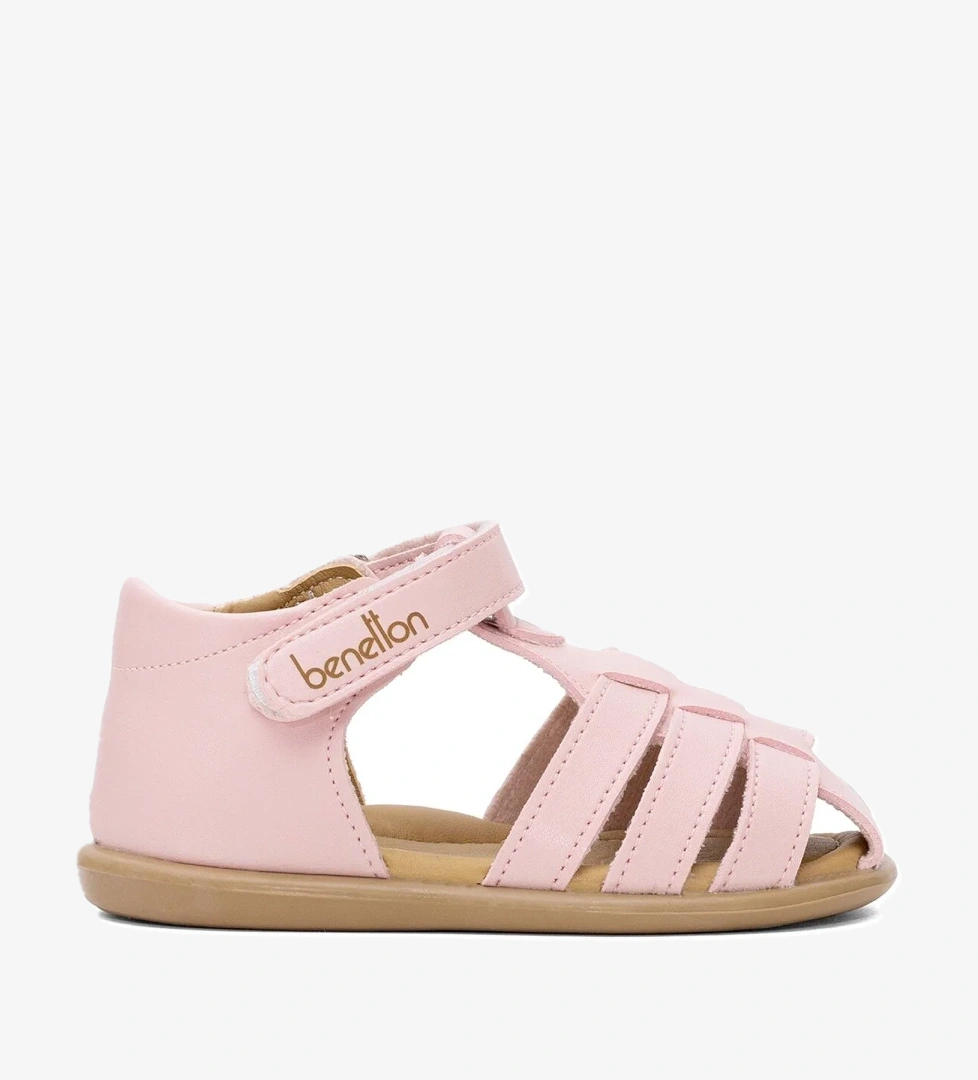 Benetton BN-1251 Bebe Kız Çocuk Sandalet Pudra model görseli