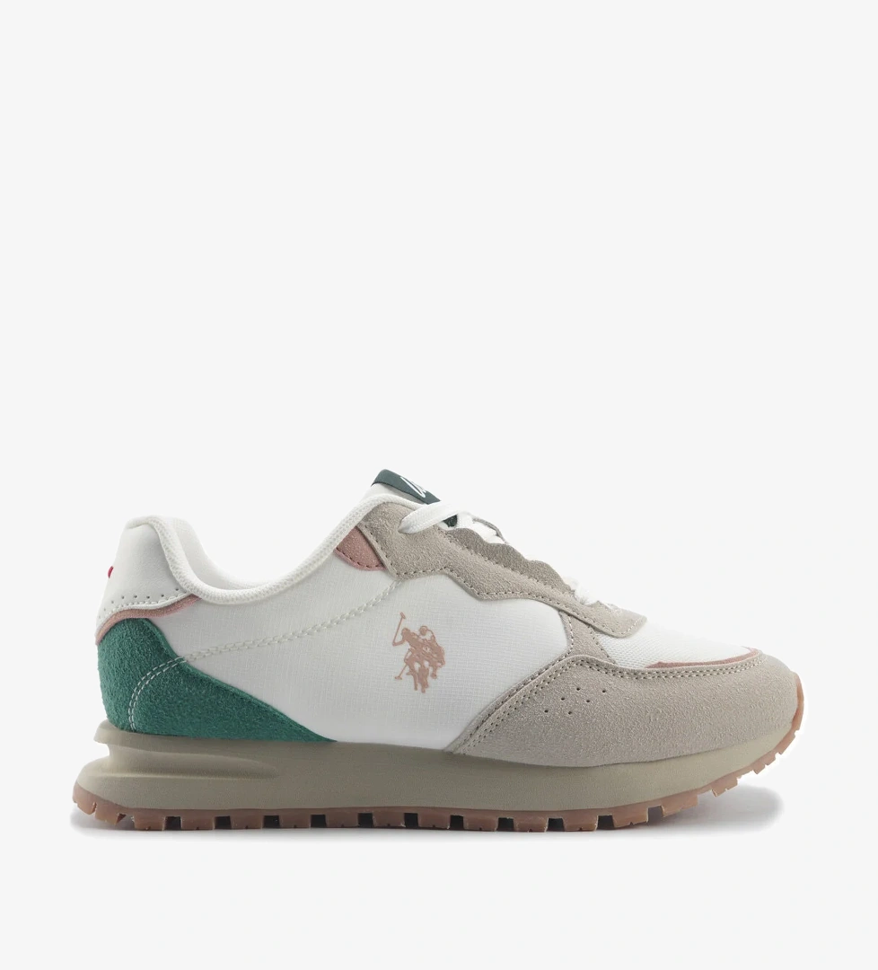 U.S. Polo Assn. DENISE 5FX Beyaz Kadın Spor Ayakkabı - Görsel 1