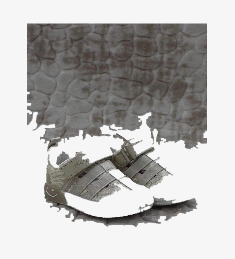 Vicco Vicco 346.B24Y.145 Momo Bej Keten Işıklı Erkek Çocuk Ayakkabı Flo'da! Bej - 1. görsel