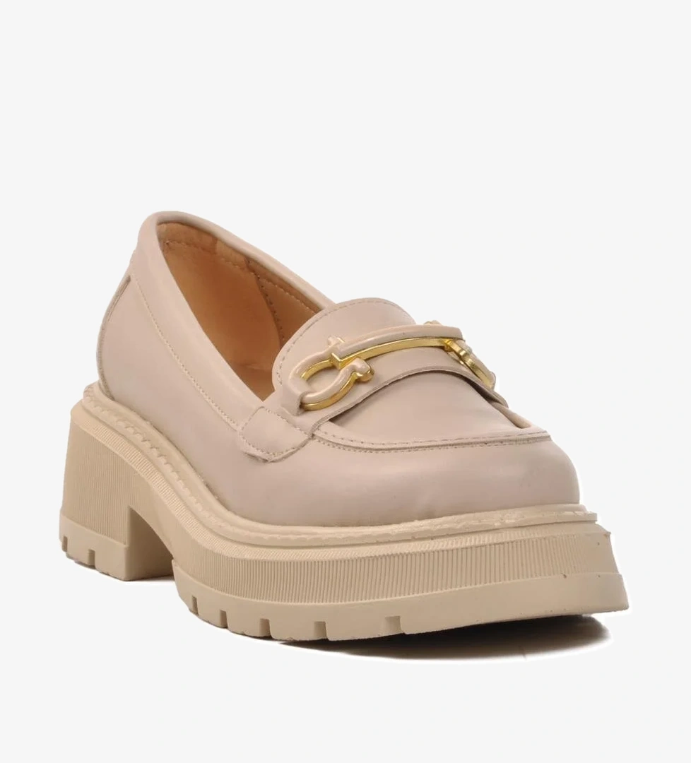 572377 Bej Cilt Kadın Günlük Ayakkabı - Görsel 1