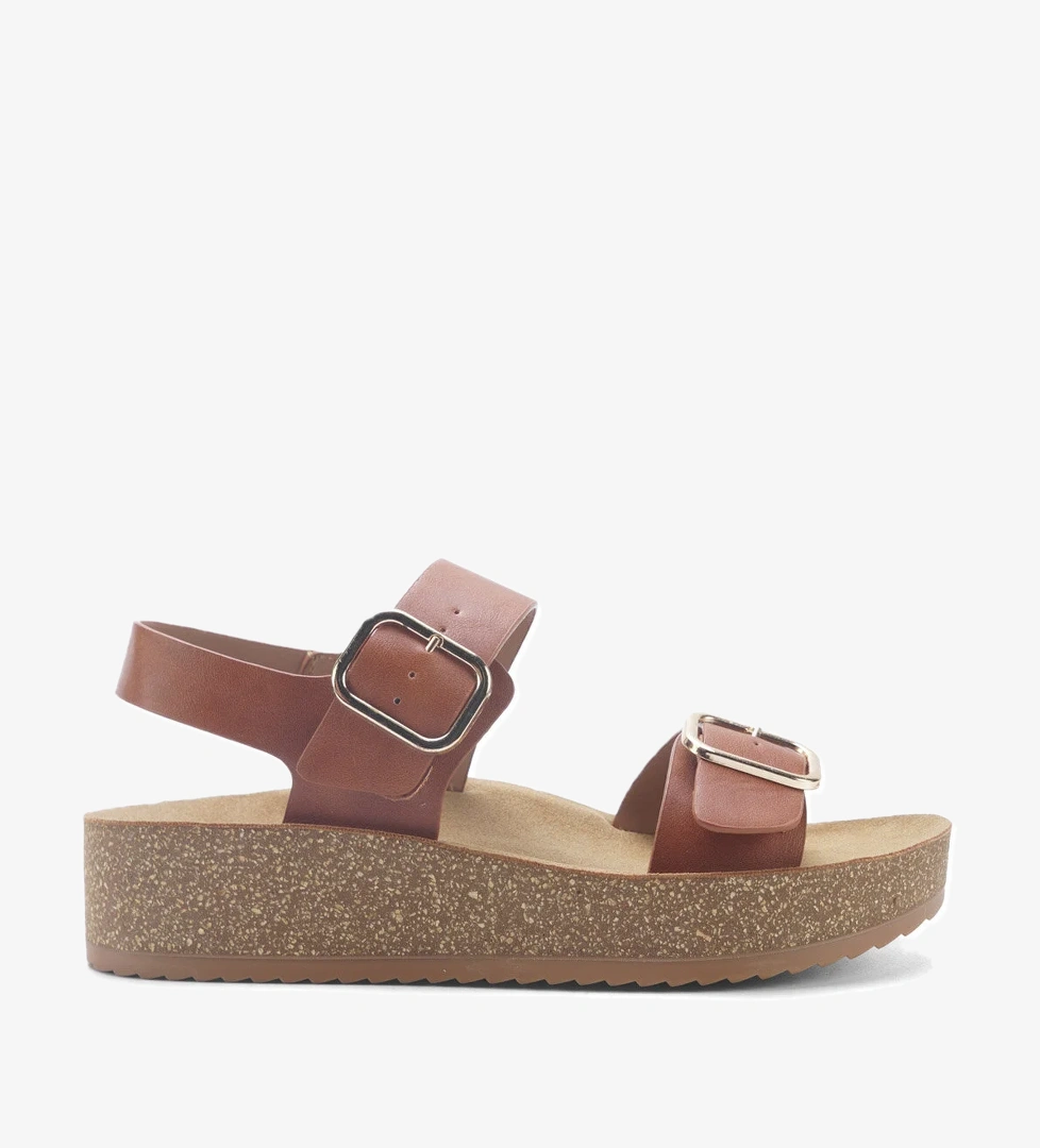 407072.Z5FX Taba Kadın Terlik - Görsel 1