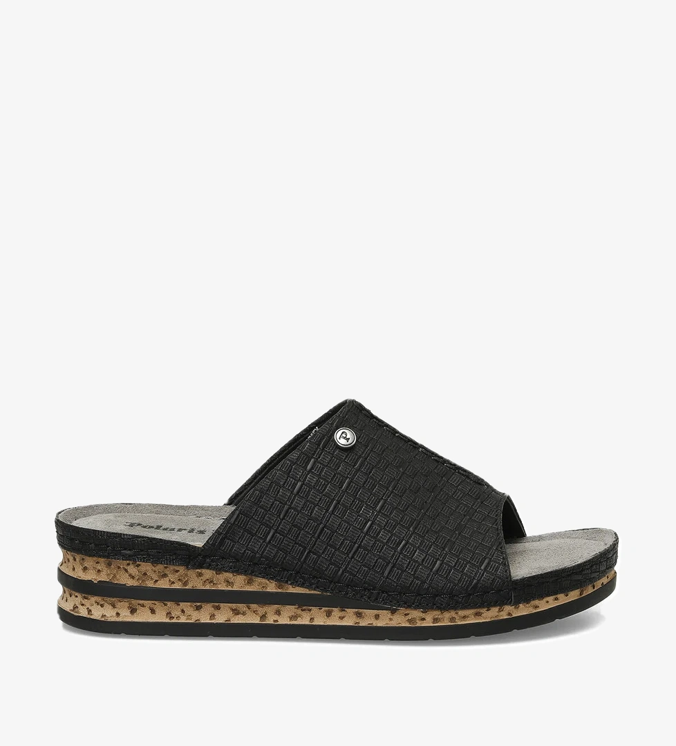 166952.BZ5FX Siyah Kadın Terlik - Görsel 1