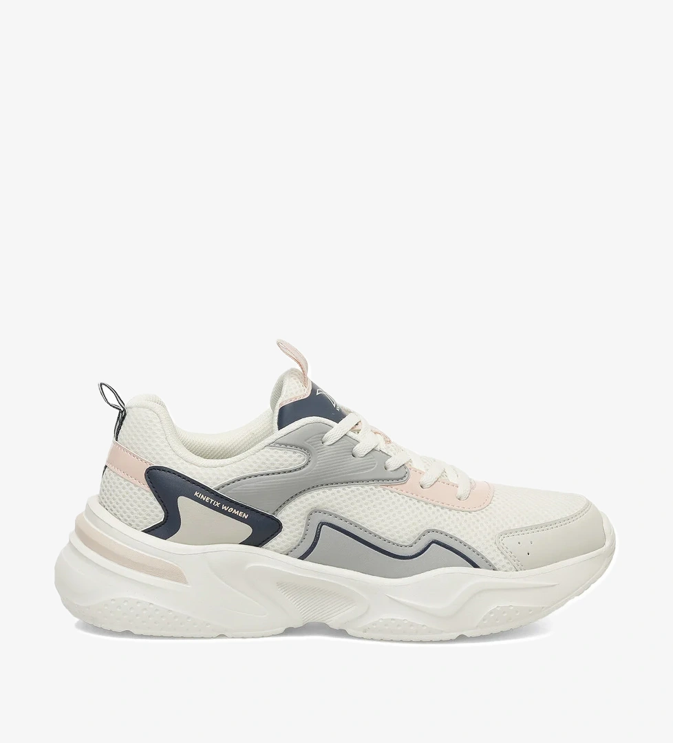 ALINDA TX W 5FX Ekru Kadın Sneaker - Görsel 1