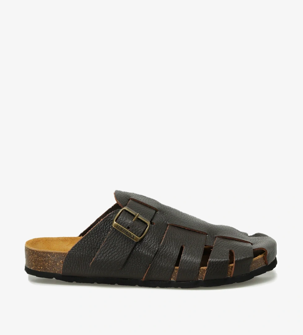 MOSSA 5FX Kahverengi Erkek Terlik - Görsel 1